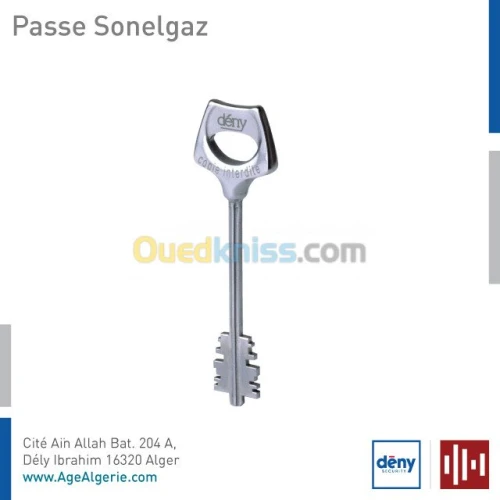 Serrure Sonelgaz - Dény (NON DISPONIBLE)