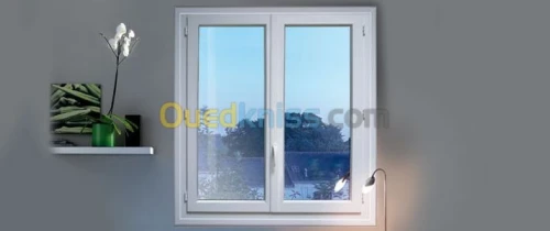 Menuiserie aluminium pvc vitre 