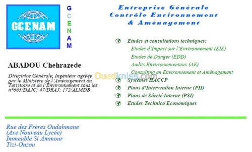 Bureau d'Etudes en Environnement et Am