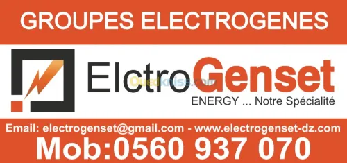 PIECES DE RECHANGES POUR GROUPE ELECTROGENE