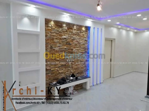 Aménagement intérieur en placo plâtre 