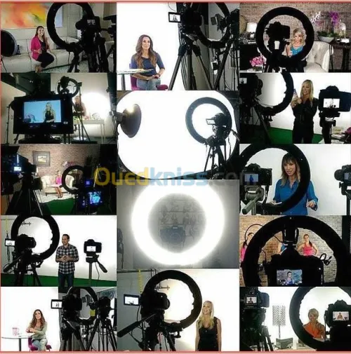 18" LED Ring Light + Tripied Pour VLOG