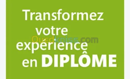 Transformer vos compétences en diplôme