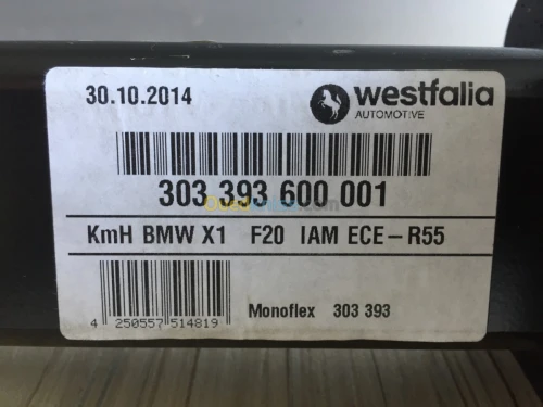 Attelage Westfalia BMW X1 (E84)