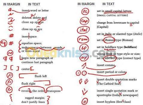 Correction et relecture de documents 