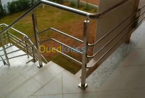 Gard corp et Rampe d'escalier en inox