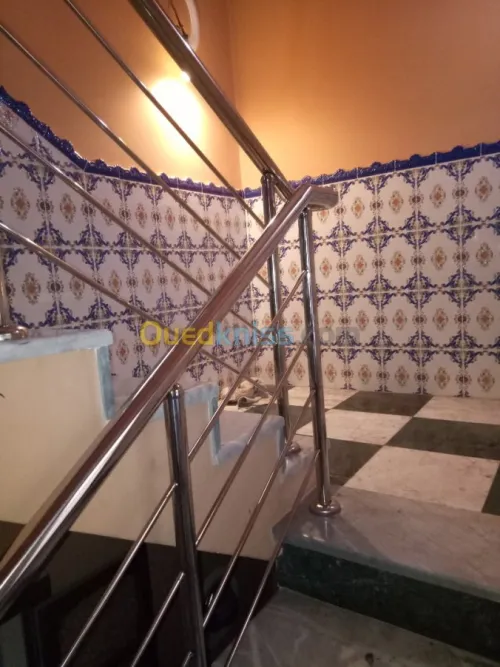 Gard corp et Rampe d'escalier en inox