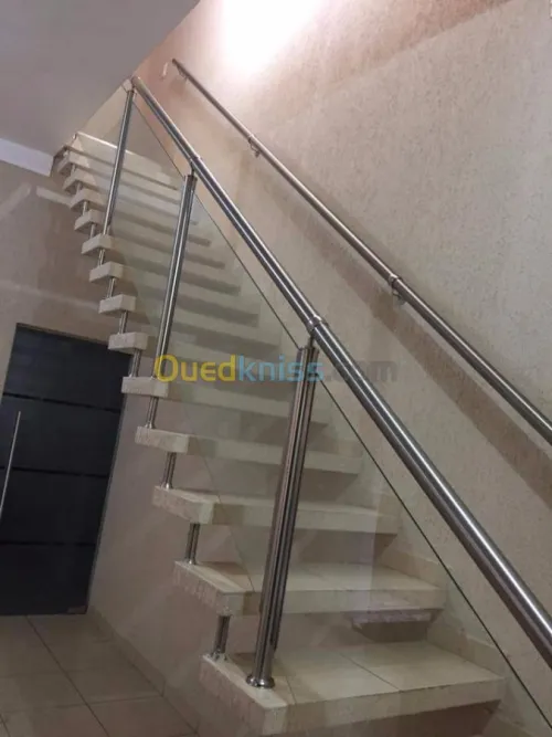 Gard corp et Rampe d'escalier en inox