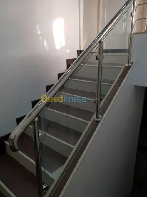 Gard corp et Rampe d'escalier en inox