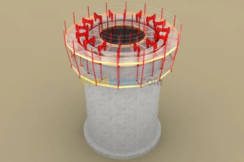 Location de coffrage glissant Vertical pour Silos