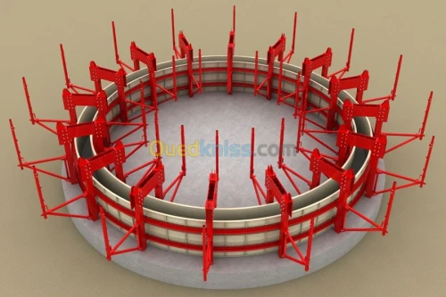 Location de coffrage glissant Vertical pour Silos