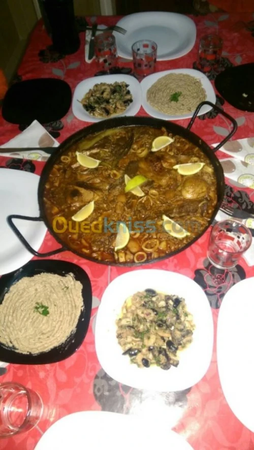 paella à la demande 