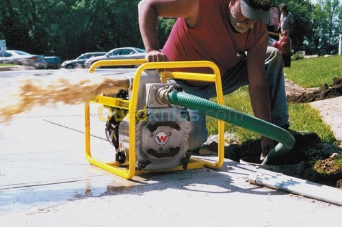 Scie à sol - Pompe a eau wacker neuson