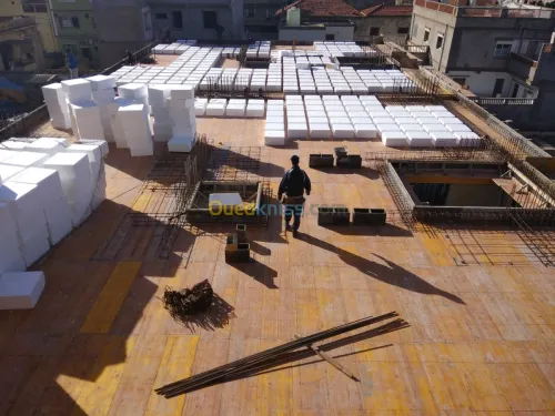 Hourdis en polystyrene