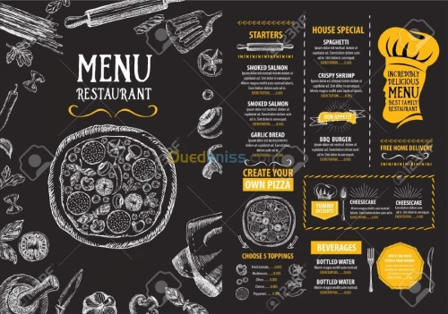 Menu Restaurant & Conceptions Graphique