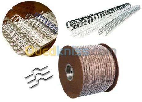 Spirales et crochets Métalliques 