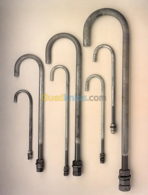 Fabrication tiges d'ancrage et calmes 
