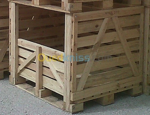 Fabrication de palettes en bois 