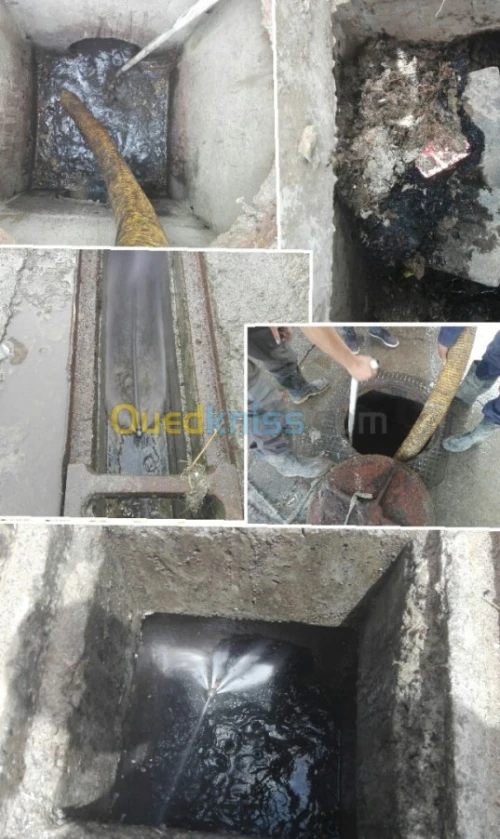 Débouchage wc cuisine pompage fossé