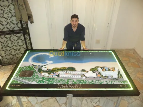 Réalisation des maquettes.