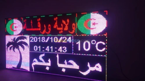 Panneaux affichoure vidéo 