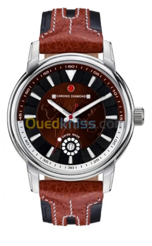 Chrono diamond suisse made au diamants