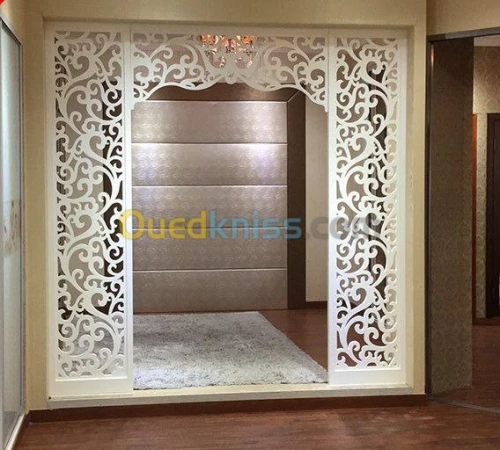 Découpe décoration Forex MDF BOIS