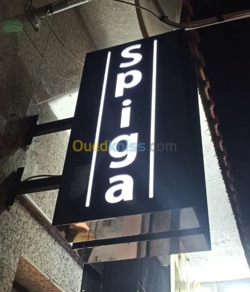 panneaux pub , enseigne lumineuse