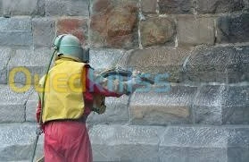 Sablage diffèrent s surfaces