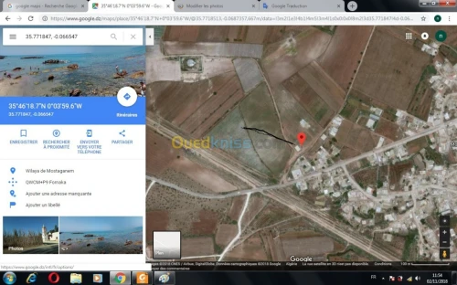 Vente Terrain Mostaganem Fornaka