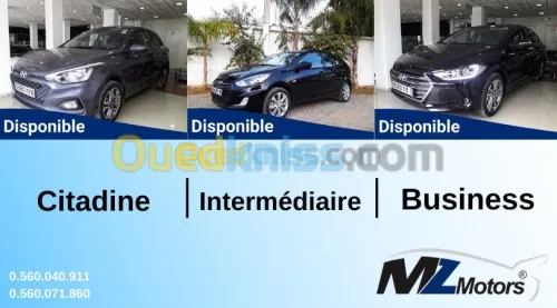 Location de voiture avec ou sans chauf
