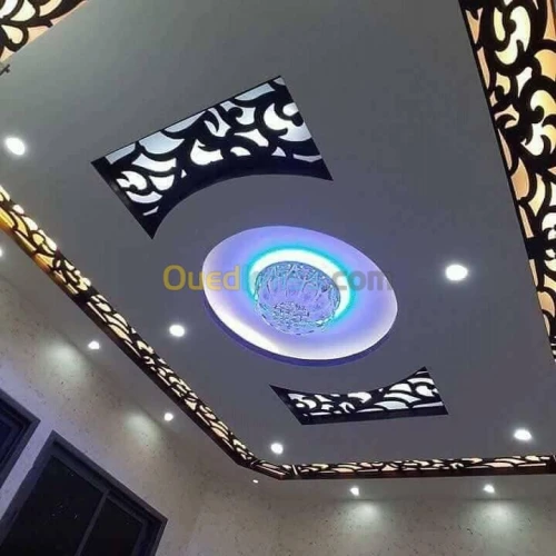 placo platre decoration ba 13 &  pvc 