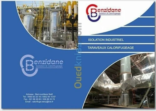 calorifuge et l'isolation industrielle