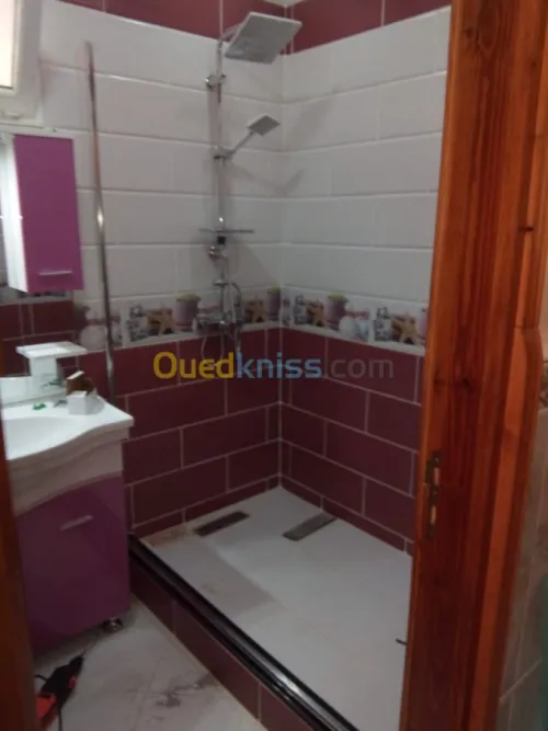 Cabine de douche en verre 