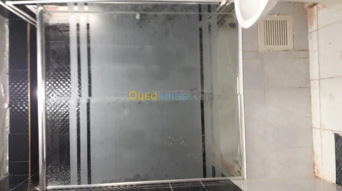 Cabin douche  et porte verre trempe 