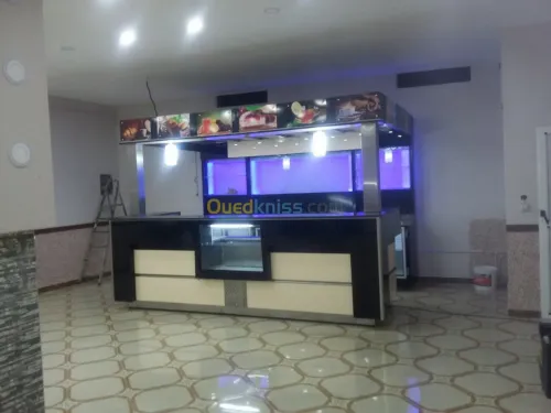 Cafeteria pizzeria boucherie