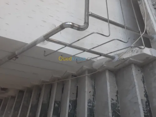 Rampe escalier inox 