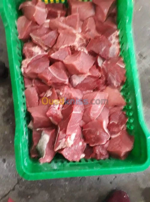 Distribution de viande rouge et VH