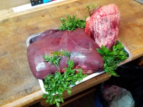 Distribution de viande rouge et VH
