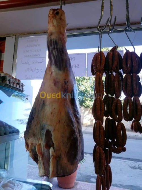 Distribution de viande rouge et VH