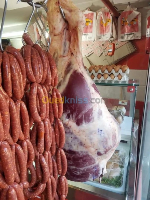 Distribution de viande rouge et VH
