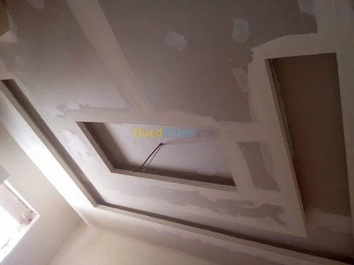 monocouche plâtre projeté placoplatre 