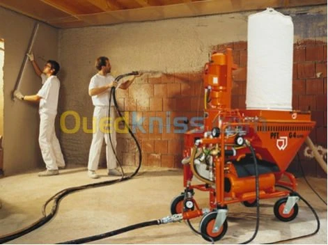 monocouche plâtre projeté placoplatre 