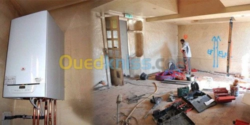 Plomberie. Gaz. Chaux.