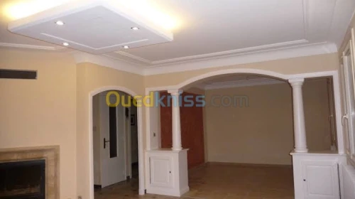 Decoration en platre et placoplatre