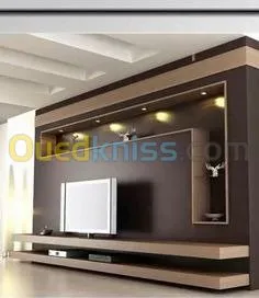 Decoration en platre et placoplatre