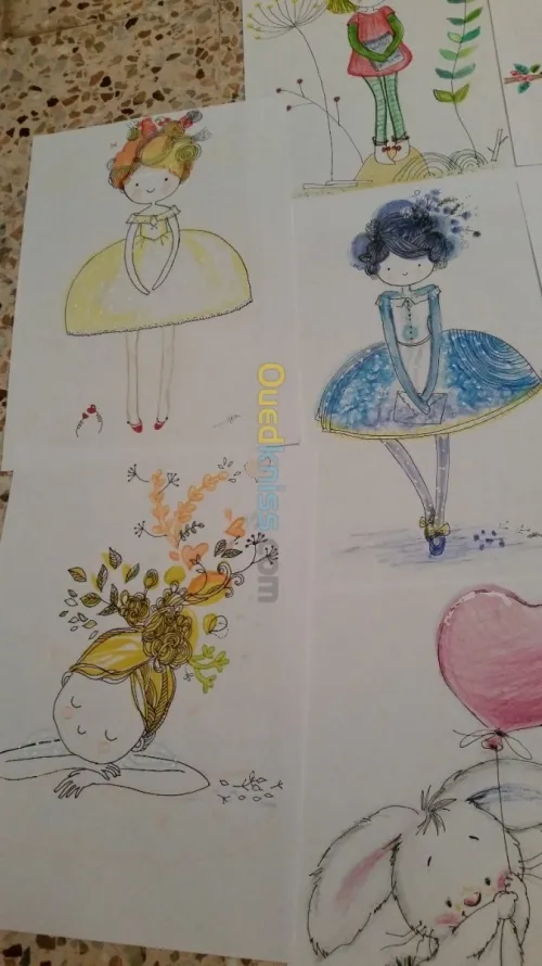 Dessin enfantin pour chambre d'enfants