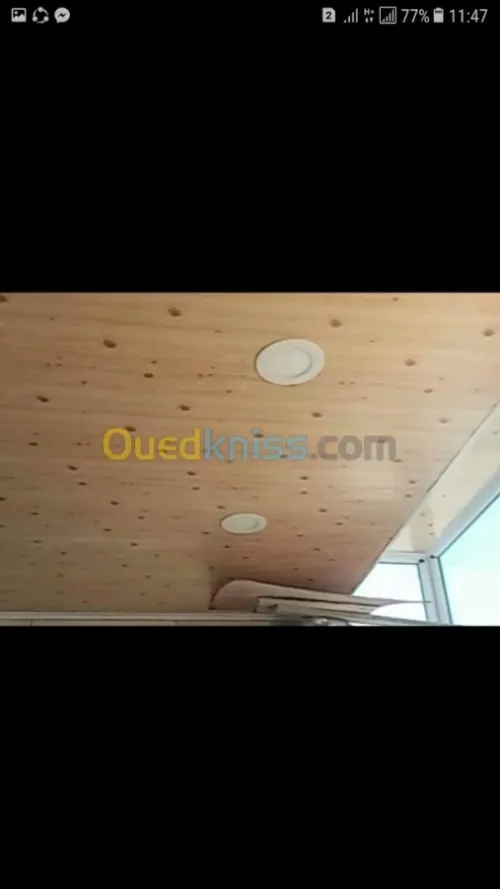 Instalation faut plafon PVC 