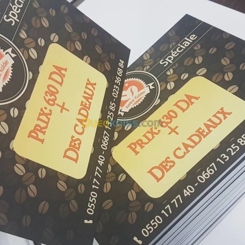 Carte de Visite / flyer / dépliant / chemise