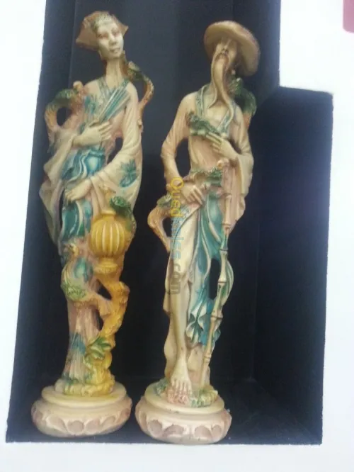 Statues Couple Chinois